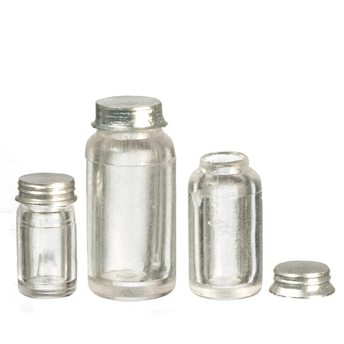 Glasburkar med lock