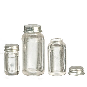Glasburkar med lock