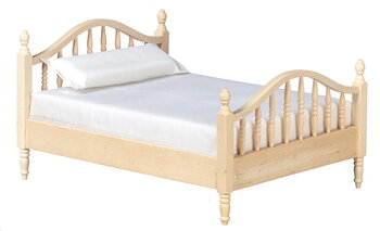 Bed double, unfinnished