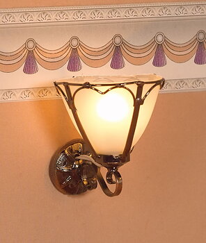 Vägglampa Art Noveau