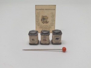 Set of 3 tea cans 1