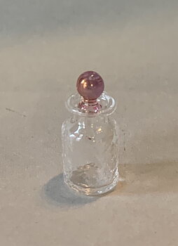 Crystaline scent bottle- handmade from England