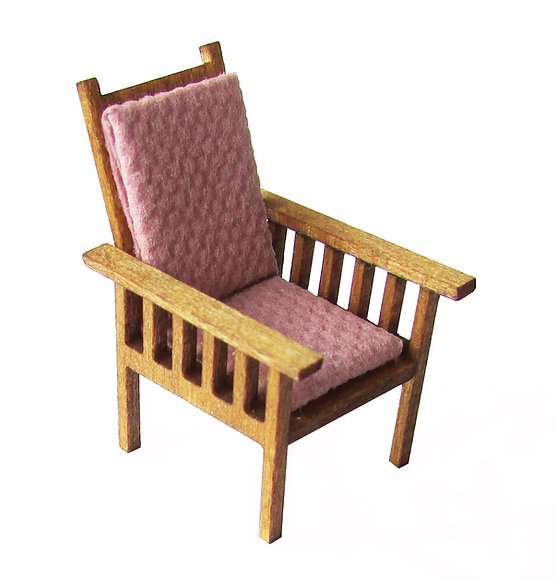 1:48th Scale Two Reclining Armchairs  - kit from Jane Harrop