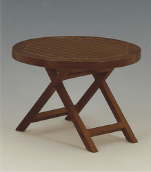 Garden table - walnut