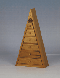 Modern hylla "pyramid Teak