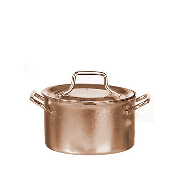 gryta, koppar med lock och handtag
