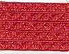 Hat straw material in red - 2 m