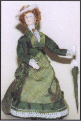 pattern to make walkingdress with bustle