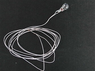 Light on wire round clear