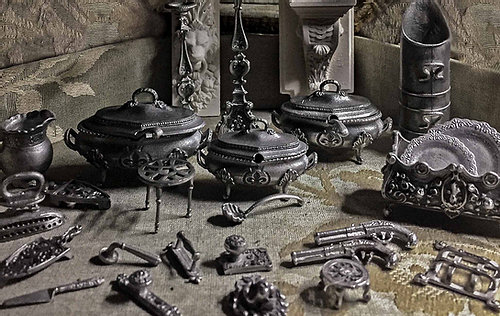 One medium 18th Century French Ornate Tureen -  from Alison Davies - 2