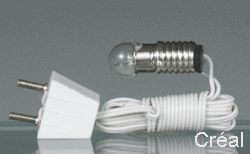 Bulb on wire
