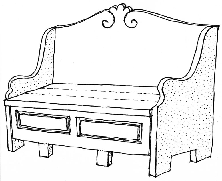 Linas pigsoffa från Lönneberga - byggsats från Kotte Toys - 5