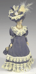 Doll blue dress