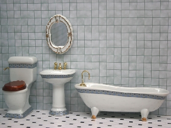 Bathroom Pale Blue