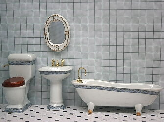 Bathroom Pale Blue