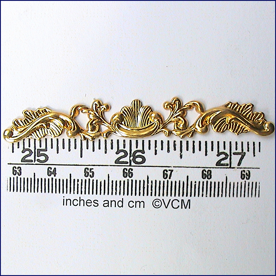 GORGEOUS FILIGREE CABINET OR COUNTER DECORATION – ANTIQUE GOLD