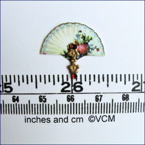 ROSE FAN - handmade from Valerie Claire