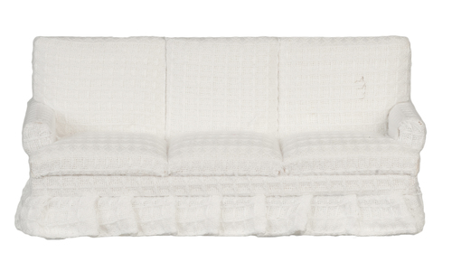 3 seat sofa -  White