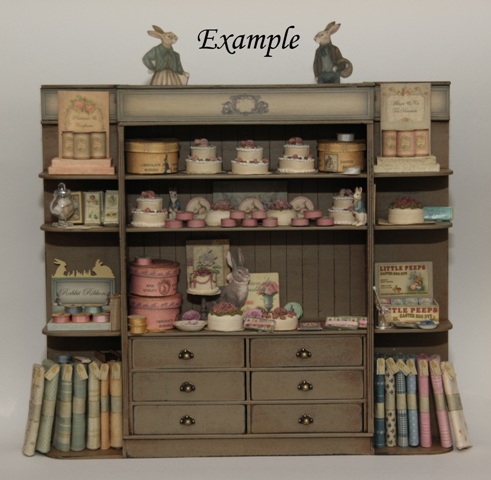 Large Vintage Shop Cabinet Kit - kit from Art of Mini