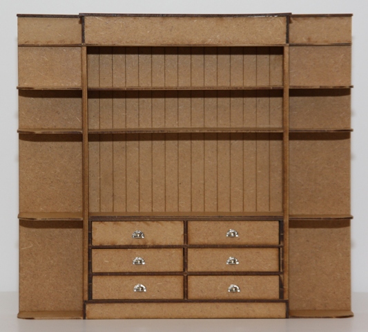 Large Vintage Shop Cabinet Kit - kit from Art of Mini - 3