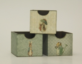 Set of 3 Beatrix Potter Crates - kit from Art of Mini