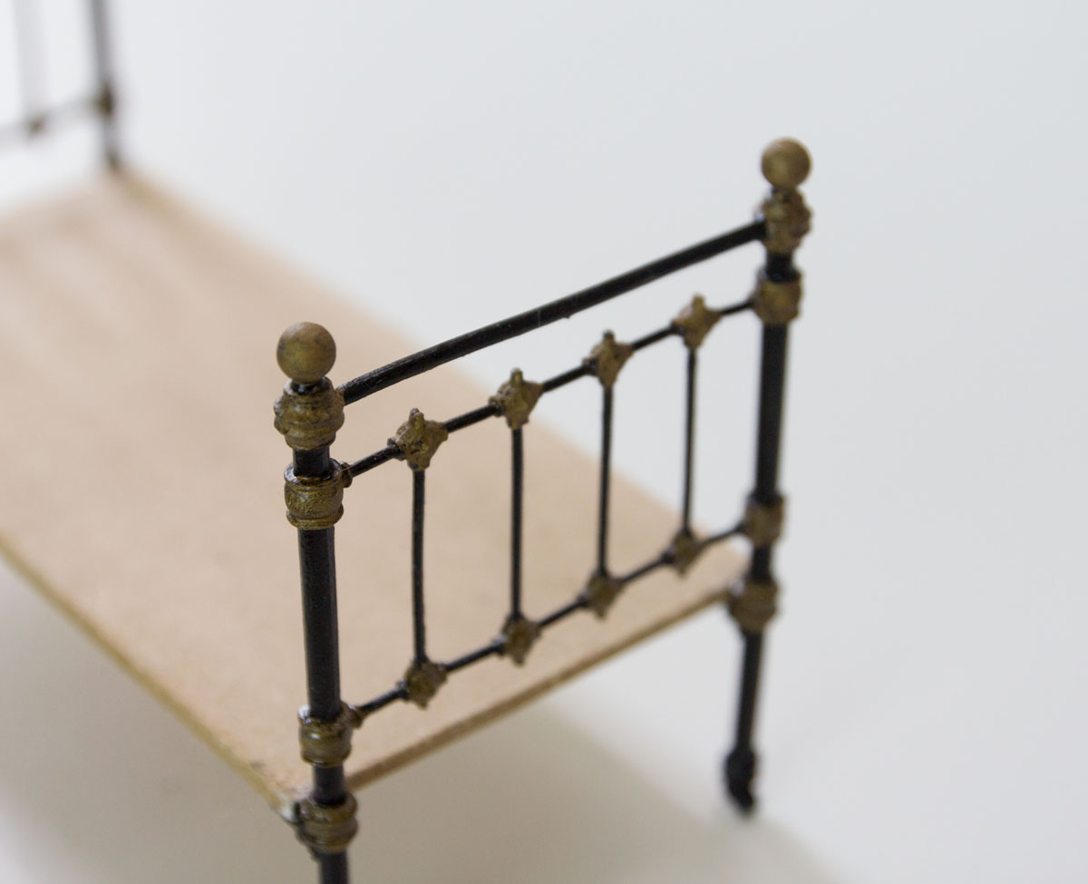 double bed in metal - kit - 4