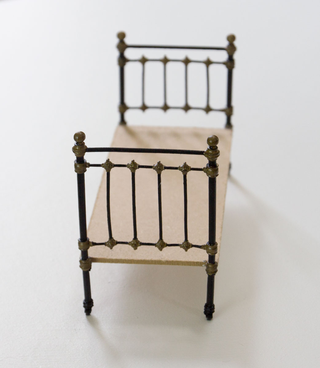 double bed in metal - kit