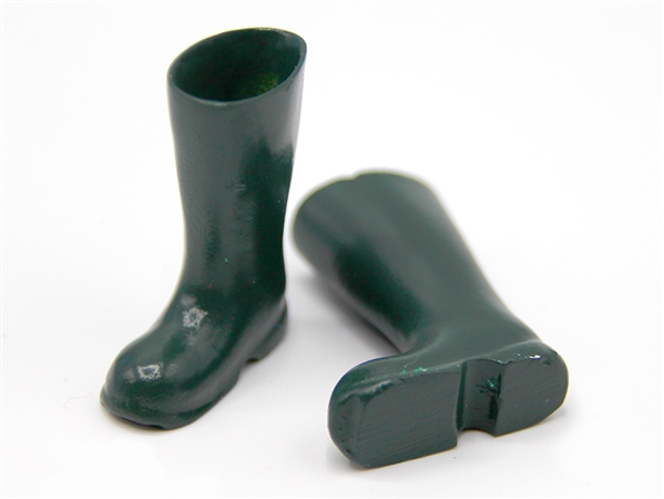 Child's Green Wellington boots