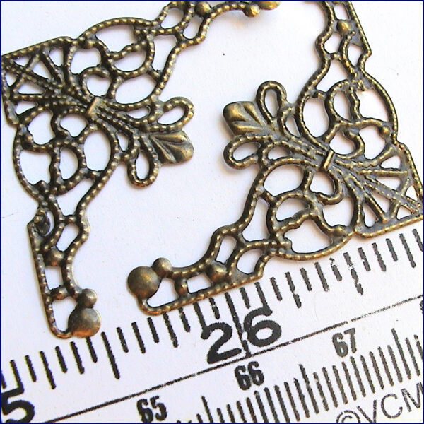 TWO FILIGREE FOR FURNITURE DECORATION - Bronz - 2