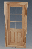 Singel door - bare wood