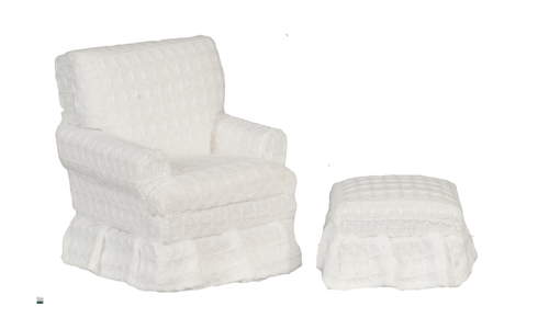 Ottoman in white