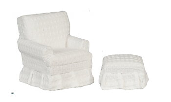 Ottoman in white