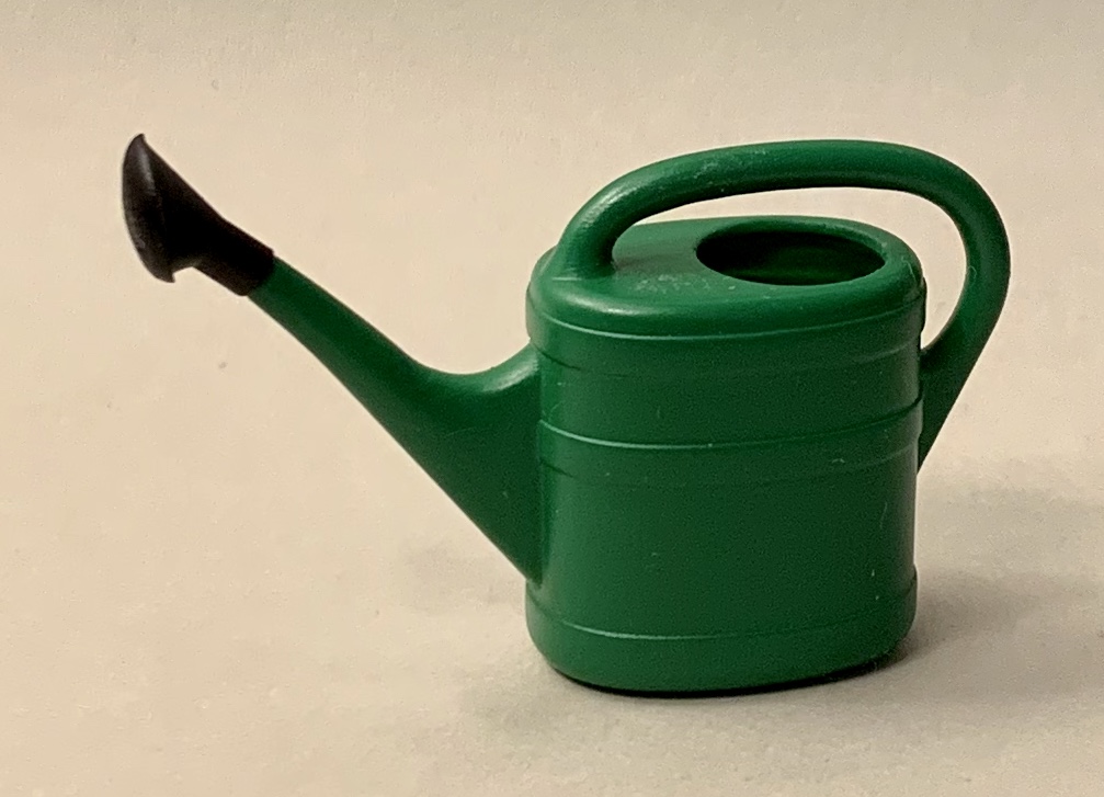 Watering can - green - Handmade in UK