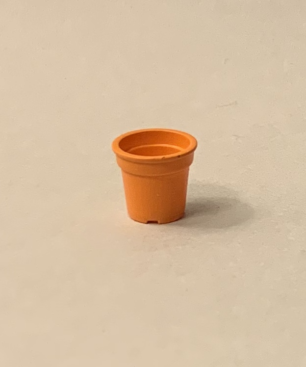 Plastic flower pot - Handmade in UK