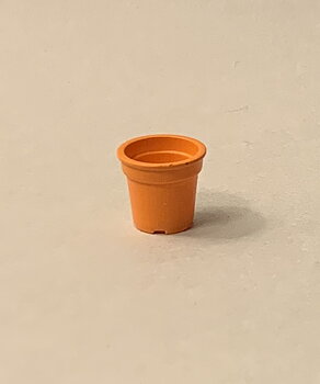 Plastic flower pot - Handmade in UK
