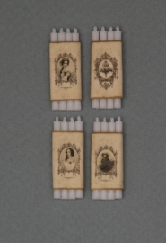 Set of 4 Nostalgic Bundles of Candles - kit from Art of Mini