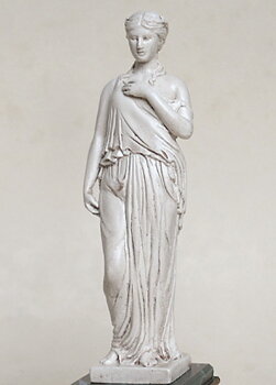 Autumn, an elegant Roman style statue- hard casting plaster