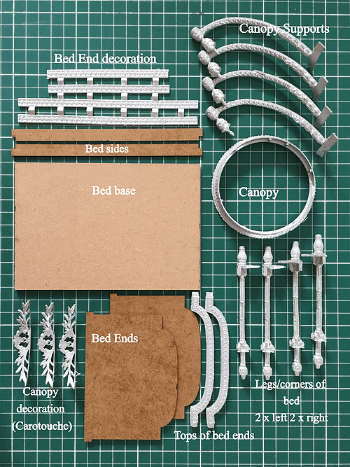 French Canopy Bed Kit - from Alison Davies - 5