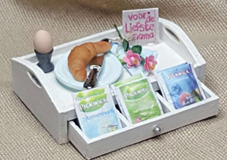Tea tray with box - kit from Iriginals