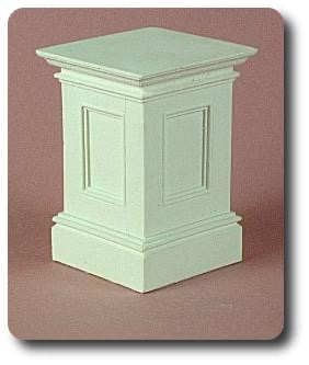 Pedestal - hard casting plaster