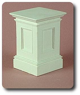 Pedestal - hard casting plaster
