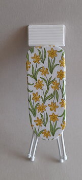 Ironboard, yellow flowers "leaning"