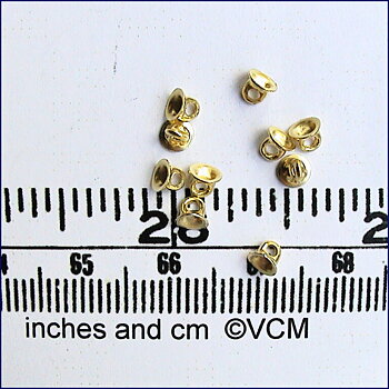 MINI GOLD TOPS TO MAKE DIY BAUBLES - from valerie Claire