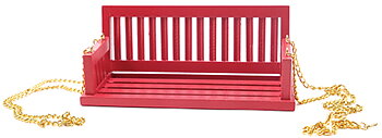 Hamock, wood, red