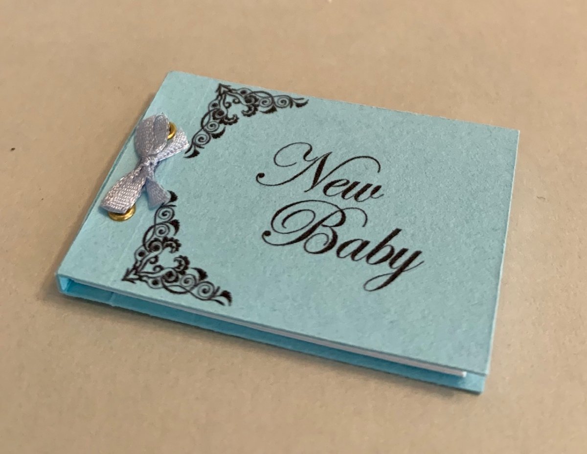 Photoalbum blue - Handmade in UK