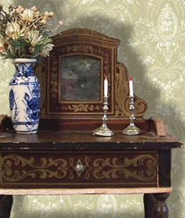 RONDO GREEN - wallpaper from Les Chinoiseries