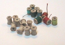 10 Yarn spools - handcraft från Germany