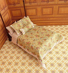 Bäddset för dubbelsäng Turia silk - kit att sy från Les Chinoiseries