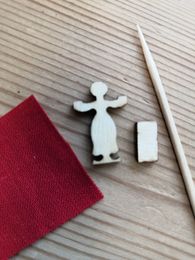 Candlestick - kit from Nukkekoti Väinölä