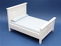 Bed double, white